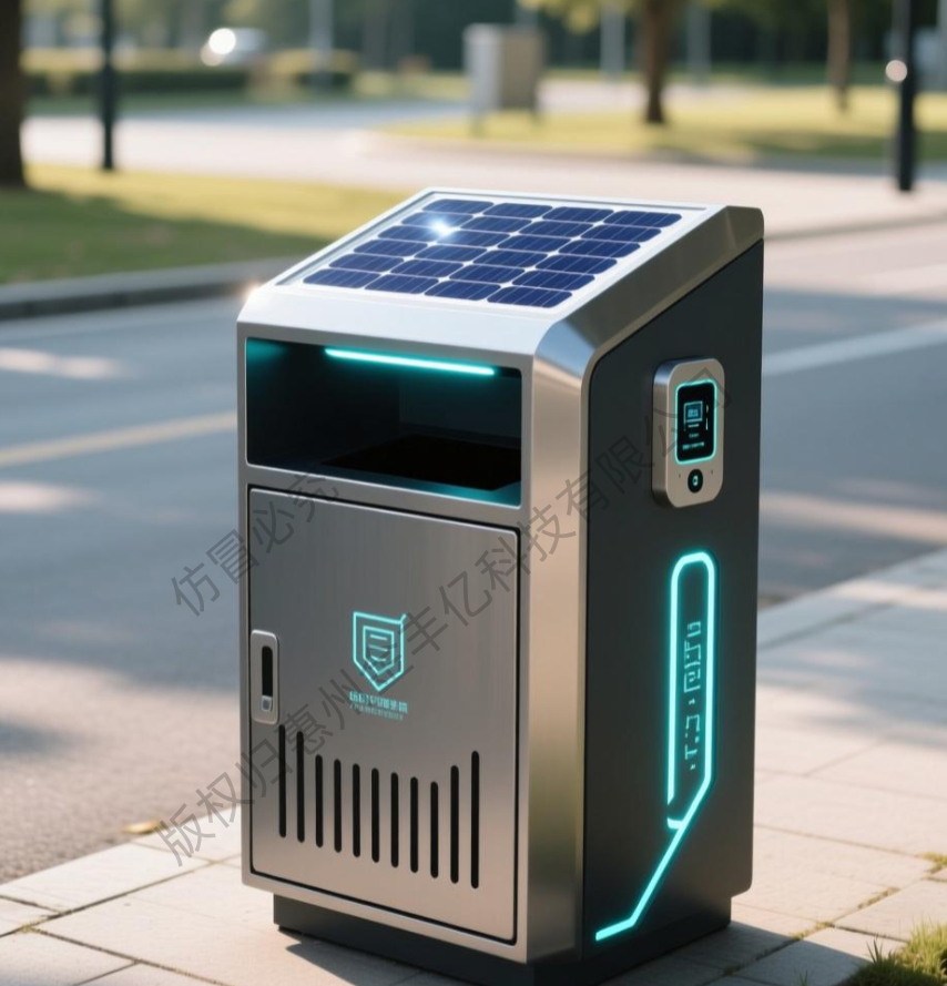 太阳能垃圾桶
