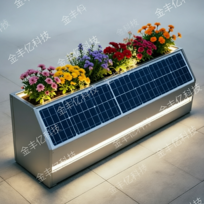 太阳能景观花箱